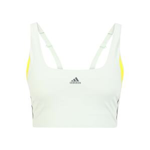 ADIDAS SPORTSWEAR Športová podprsenka 'Powerimpact Luxe Medium-Support Hiit'  žltá / pastelovo zelená / čierna