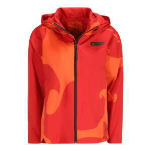 ADIDAS SPORTSWEAR Outdoorová bunda 'Marimekko Traveer Rain.Rdy'  oranžová / červená / čierna