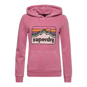 Superdry Mikina 'Terrain'  zelená / fialová / oranžová / ružová / čierna