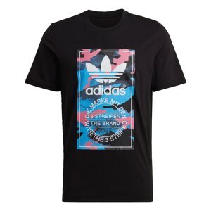 ADIDAS ORIGINALS Tričko 'Graphic Camo'  tyrkysová / ružová / čierna / biela