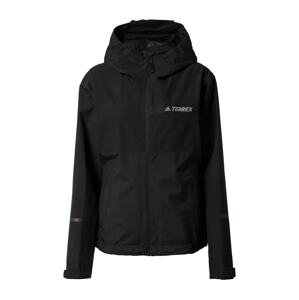 ADIDAS TERREX Outdoorová bunda 'Multi Rain.Rdy 2-Layer Rain'  sivá / čierna