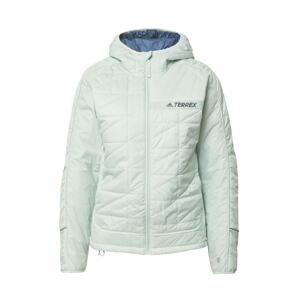 ADIDAS TERREX Outdoorová bunda  pastelovo zelená / čierna