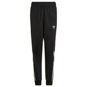 ADIDAS ORIGINALS Nohavice 'Tracksuit Bottoms'  zelená / ružová / čierna / biela