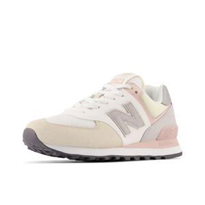 new balance Nízke tenisky '574'  piesková / striebornosivá / pastelovo ružová / biela