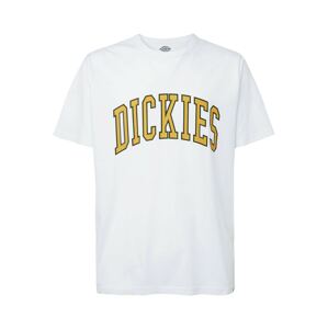 DICKIES Tričko  žltá / čierna / biela