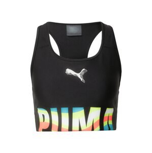 PUMA Športová podprsenka 'MOD'  svetlozelená / koralová / čierna / biela