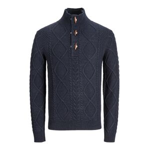 JACK & JONES Sveter 'BLUJEAN'  tmavomodrá