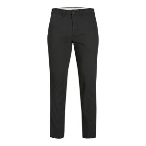 JACK & JONES Chino nohavice 'OLLIE DAVE'  čierna