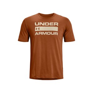 UNDER ARMOUR Funkčné tričko 'Team Issue'  oranžová / tmavooranžová / biela