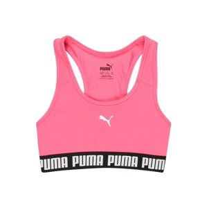 PUMA Podprsenka  ružová / čierna / biela