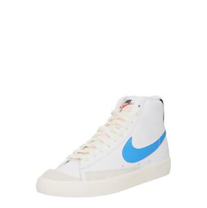 Nike Sportswear Členkové tenisky 'BLAZER MID 77 VNTG'  svetlobéžová / azúrová / čierna / biela