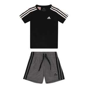 ADIDAS SPORTSWEAR Tréningový komplet  tmavosivá / čierna / biela