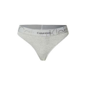 Calvin Klein Underwear Tangá  sivá / sivá melírovaná / čierna