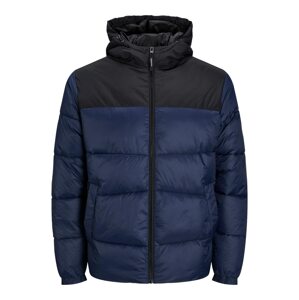 JACK & JONES Prechodná bunda 'Chili'  námornícka modrá / čierna