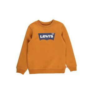 LEVI'S Mikina 'Batwing'  námornícka modrá / koňaková / biela