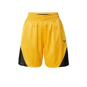 NIKE Športové nohavice  zlatá žltá / čierna