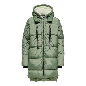 ONLY Zimný kabát 'Nora'  zelená / čierna