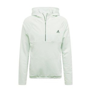 ADIDAS PERFORMANCE Flisová bunda  sivá / čierna / šedobiela