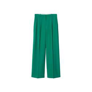 MANGO Plisované nohavice 'Peter'  trávovo zelená