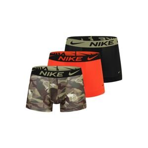 NIKE Športové nohavičky  žltohnedá / kaki / homárová / čierna