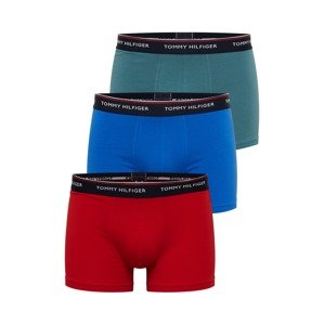 TOMMY HILFIGER Boxerky  kráľovská modrá / tmavozelená / ohnivo červená / čierna