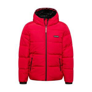 HOLLISTER Zimná bunda  červená / čierna