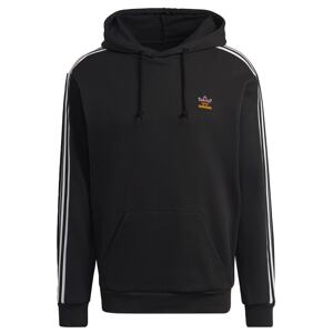 ADIDAS ORIGINALS Mikina '3-Stripes'  žltá / čerešňová / čierna / biela