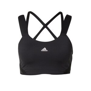 ADIDAS SPORTSWEAR Športová podprsenka 'Tlrd Impact High-Support Strappy'  čierna / biela