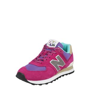 new balance Nízke tenisky '574'  piesková / farby bahna / tmavofialová / purpurová