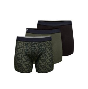 Only & Sons Boxerky 'FITZ'  zelená / olivová