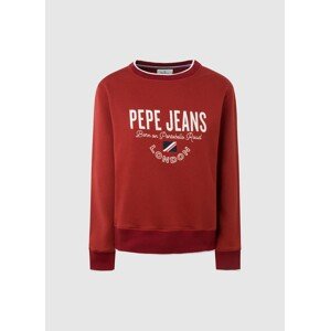 Pepe Jeans Mikina 'Charline'  modrá / červená / biela