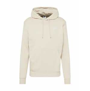 Nike Sportswear Mikina 'Club Fleece'  kapučíno / biela