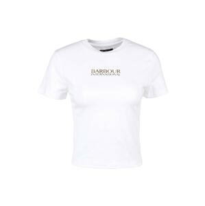 Barbour International Tričko 'Claremont'  zlatá / biela
