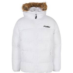 FUBU Zimná bunda  čierna / biela