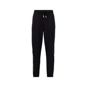 ALPHA INDUSTRIES Nohavice  čierna / strieborná