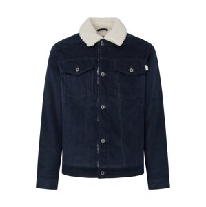 Pepe Jeans Prechodná bunda 'THRIS'  tmavomodrá / biela