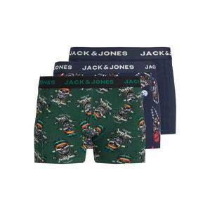 JACK & JONES Boxerky 'CAPTAIN'  námornícka modrá / kaki / oranžová / biela