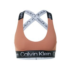 Calvin Klein Sport Podprsenka  hnedá / čierna / biela