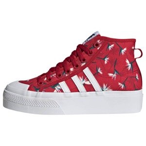 ADIDAS ORIGINALS Členkové tenisky ' Nizza '  petrolejová / červená / biela