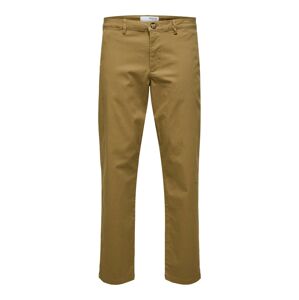 SELECTED HOMME Chino nohavice 'New Miles'  hnedá