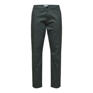 SELECTED HOMME Chino nohavice 'Miles Flex'  tmavosivá