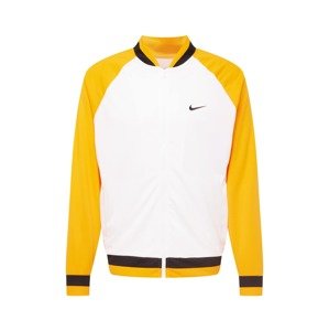 NIKE Tréningová bunda  žltá / čierna / biela