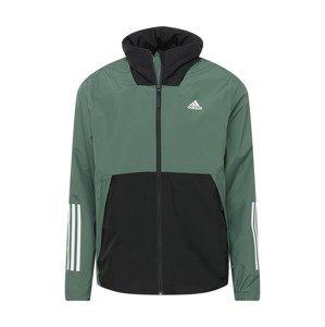 ADIDAS SPORTSWEAR Športová bunda '3S Rain.Rdy'  smaragdová / čierna / biela