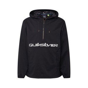 QUIKSILVER Športová bunda 'LIVE FOR THE RIDE'  čierna / biela