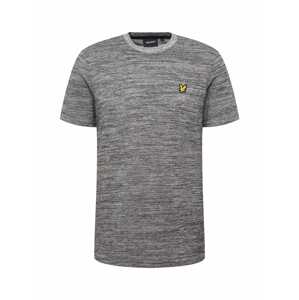 Lyle & Scott Tričko 'End On End'  námornícka modrá / žltá / sivá melírovaná / čierna