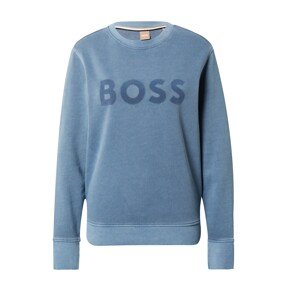 BOSS Orange Mikina 'Elaboss'  modrá denim / tmavomodrá