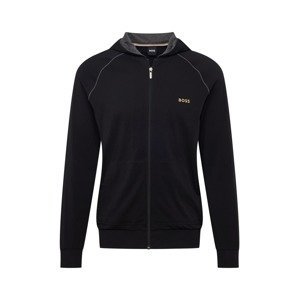 BOSS Black Tepláková bunda 'Mix&Match Jacket H'  svetložltá / sivá / čierna