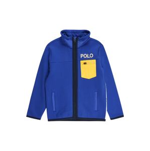 Polo Ralph Lauren Tepláková bunda  kráľovská modrá / žltá / sivá / červená