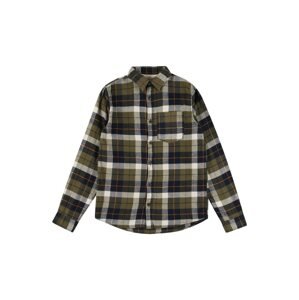 Jack & Jones Junior Košeľa 'Owen'  modrá / zelená / oranžová / biela