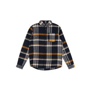 Jack & Jones Junior Košeľa 'Owen'  modrá / sivá / oranžová / biela